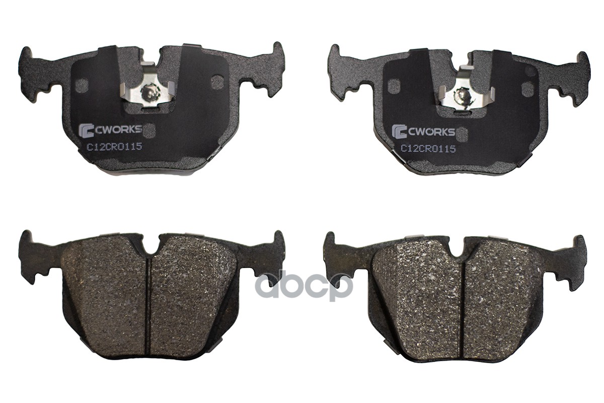 Колодки тормозные дисковые задние  Low Metallic CWORKS арт. c12cr0115