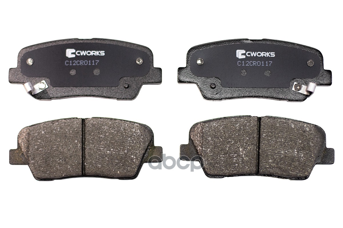Тормозные колодки задние Low Metallic C12CR0117 CWORKS арт. C12CR0117