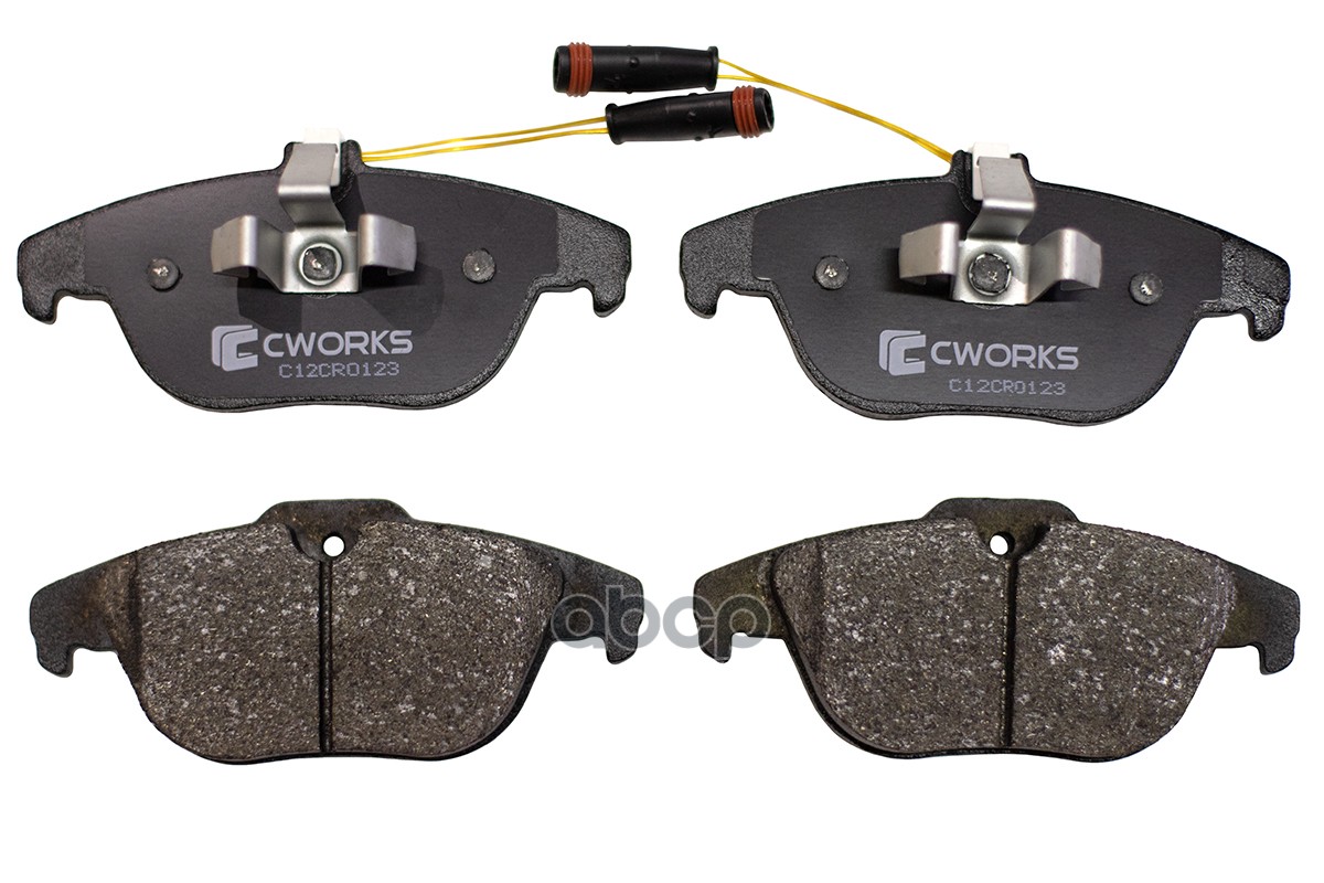 Тормозные колодки задние Low Metallic C12CR0123 CWORKS арт. C12CR0123
