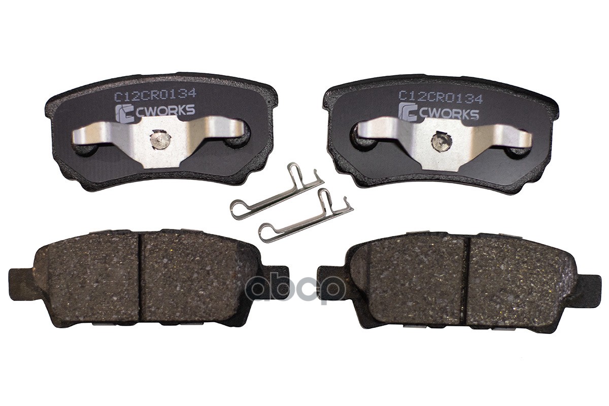 Тормозные колодки задние Low Metallic C12CR0134 CWORKS арт. C12CR0134