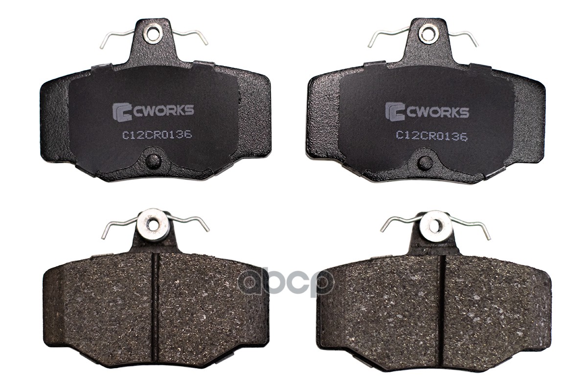 Тормозные колодки задние Low Metallic C12CR0136 CWORKS арт. C12CR0136
