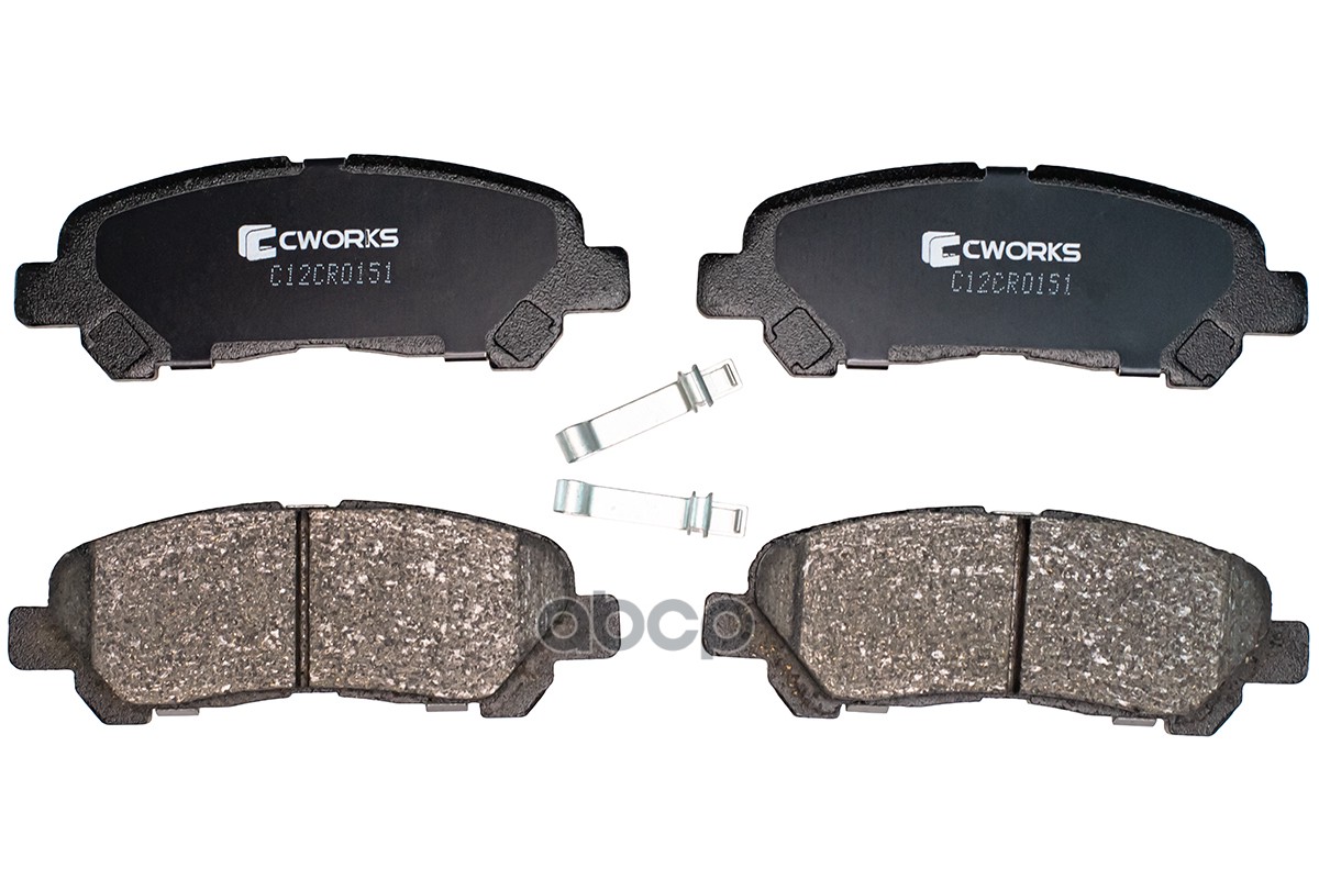 Тормозные колодки задние, Low Metallic C12CR0151 CWORKS арт. C12CR0151