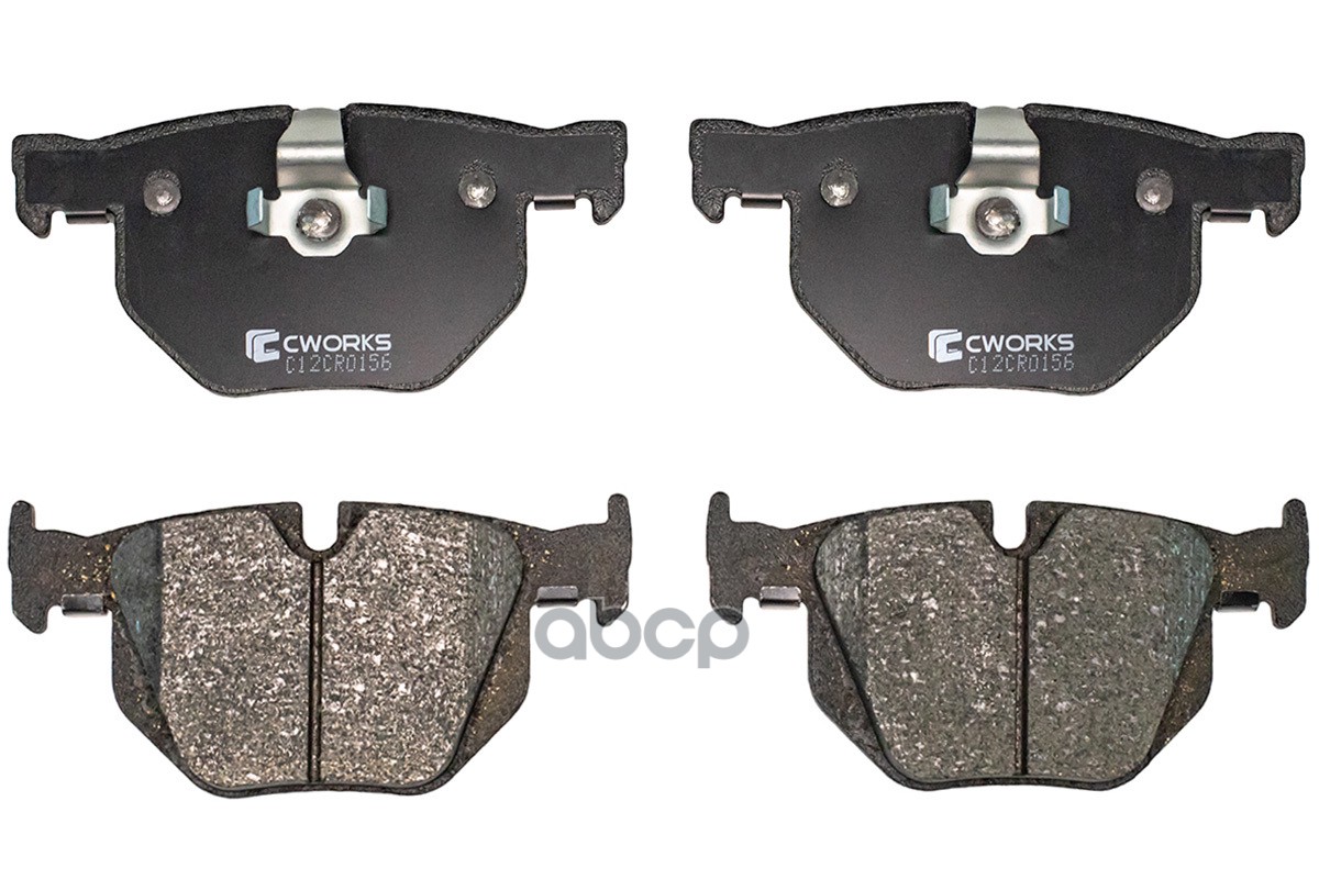 Тормозные колодки задние, Low Metallic C12CR0156 CWORKS арт. C12CR0156