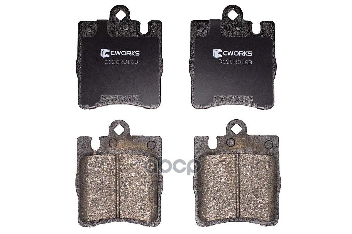 Тормозные колодки задние, Low Metallic C12CR0163 CWORKS арт. C12CR0163