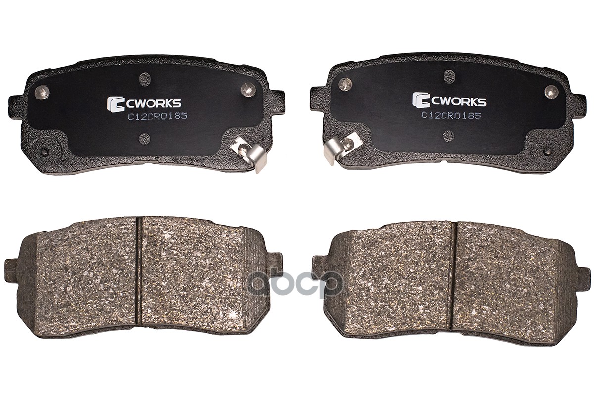 Тормозные колодки задние, Low Metallic C12CR0185 CWORKS арт. C12CR0185