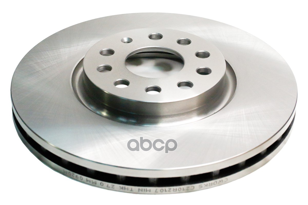 Диск тормозной передний AUDI/SEAT/SKODA/VW CWORKS C210R2107 CWORKS арт. C210R2107