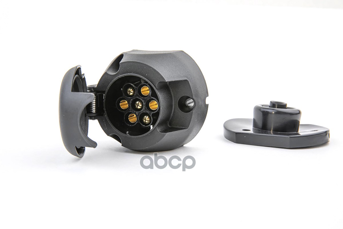 Разъем фаркопа (розетка) для подключения автомобильного прицепа (7 pin) 7 контактов. CARGEN арт. 260002