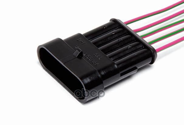 Разъем 2821071 (5pin) 5 контактов жгута форсунок для GAZ; жгута катушек зажигания для Lada (ВАЗ). CARGEN арт. AX322