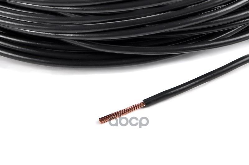 Провод Пвам 0,75 Кв.мм Цвет Черный, Длина 10М. Cargen арт. AX3512
