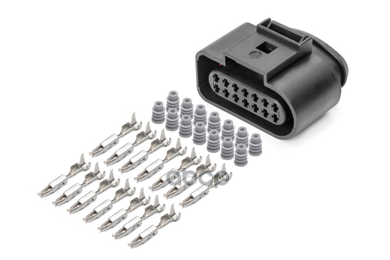 Разъем 6X0973717 (14pin) 14 контактов жгута форсунок на ЭБУ, АКПП для Audi, Volkswagen. CARGEN арт. AX65014S