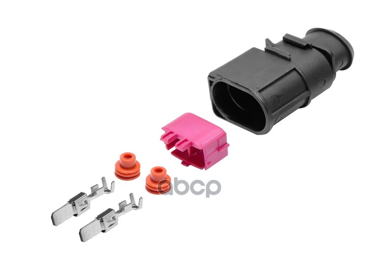 Разъем 1J0973852 (2pin) 2 контакта вентилятора радиатора охлаждения двигателя для Audi, Ford, Seat, CARGEN арт. AX6602S