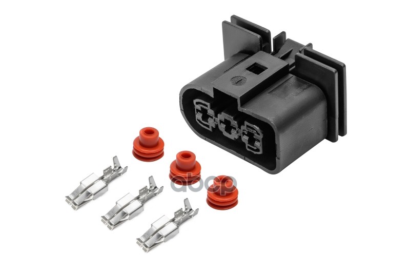Разъем 1J0906233 (3pin) 3 контакта к вентилятору радиатора охлаждения двигателя для Audi, Seat, Skod CARGEN арт. AX6603S