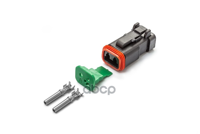 Разъем Deutsch Dt06-2S-E004 (2Pin) 2 Контакта Под Сечение Провода 0.5-0.8 Мм? Для Газ, Камаз, Маз, У Cargen арт. AX8122S