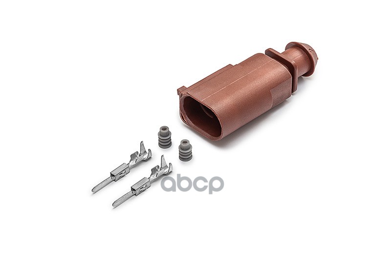 Разъем 6X0973802A (2pin) 2 контакта компрессора кондиционера для Audi, Seat, Skoda, Volkswagen. CARGEN арт. AX8242S