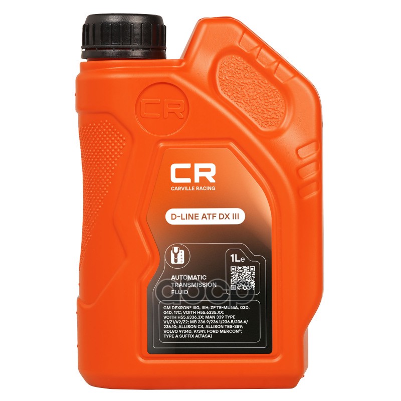 Масло трансмиссионное синтетическое D-LINE ATF DXIII 1л Carville Racing арт. L1G00118
