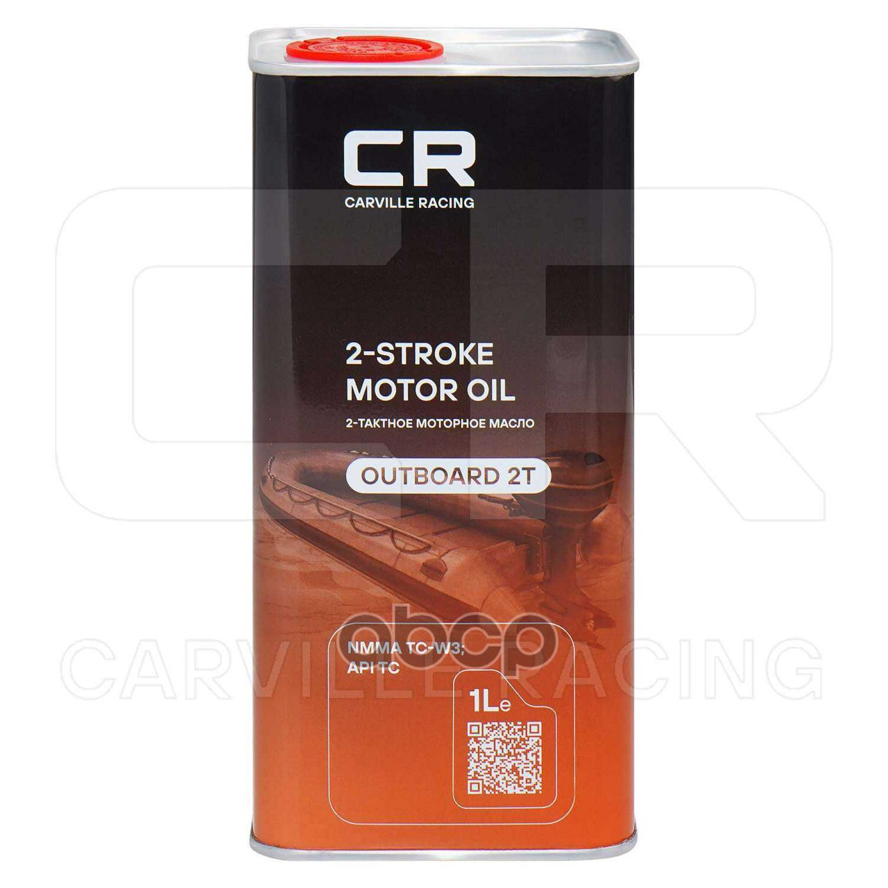 Масло моторное синтетическое вод.техника Outboard 2T TC 1л Carville Racing арт. L1Z00130