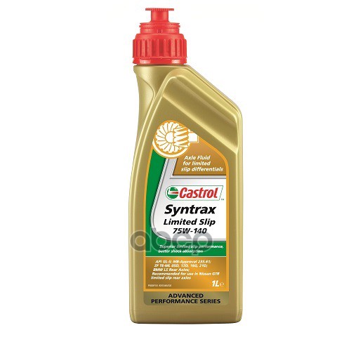Трансмиссионное масло Castrol Syntrax Limited Slip 75W-140 1л 15D998/ 1543CD Castrol арт. 1543CD