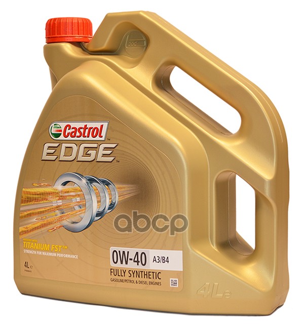 Castrol Моторное масло Castrol EDGE 0W-40 A3/B4 4л (156E8C) 15A71C