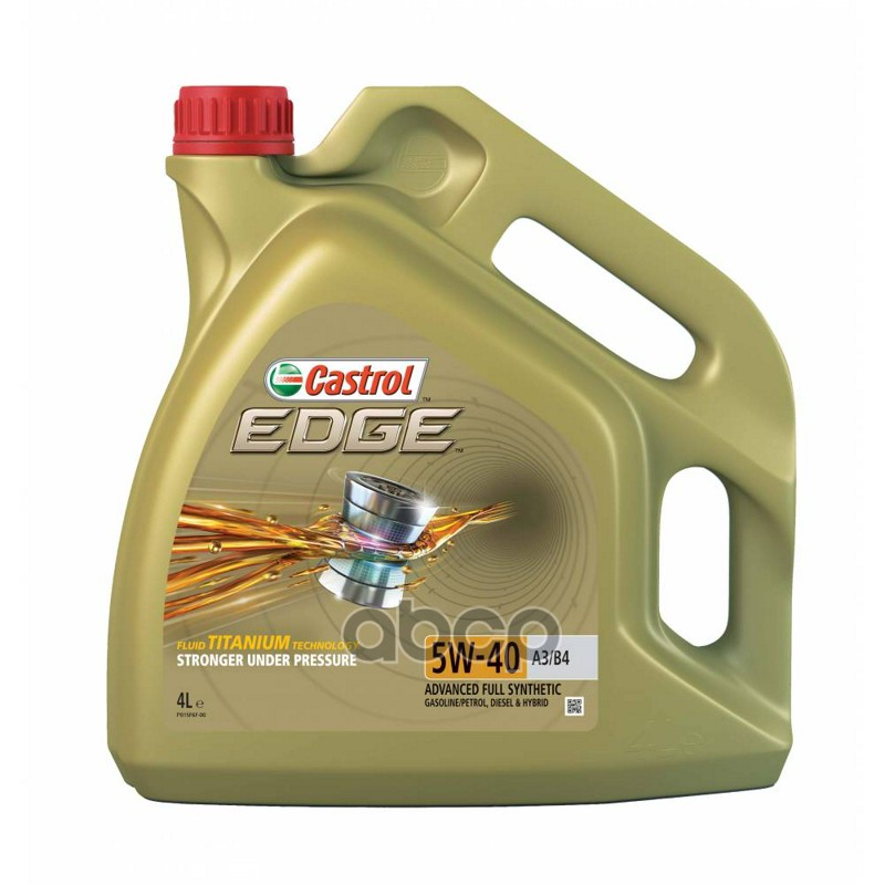 Castrol Моторное масло Castrol EDGE 5W-40 A3/B4 4л 15BA5D