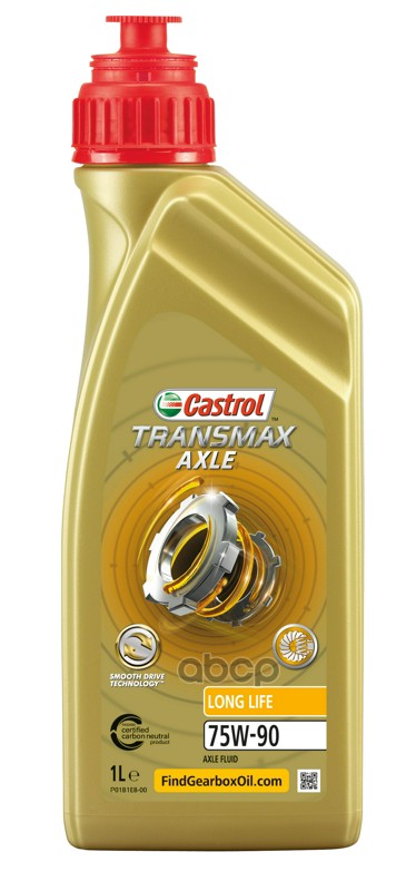 Трансмиссионное Масло Castrol Transmax Axle Long Life 75W-90 1Л 15D6ee Castrol арт. 15D6EE
