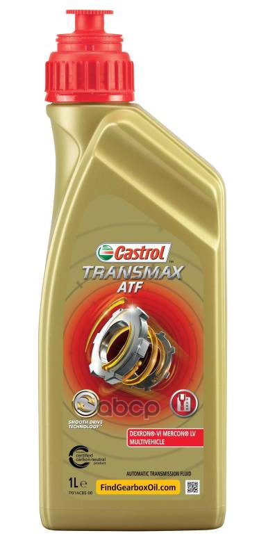 Трансмиссионное Масло Castrol Transmax Atf Dexron®-Vi Mercon® Lv Multivehicle 1Л 15D747 Castrol арт. 15D747