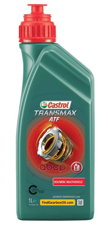 Трансмиссионное Масло Castrol Transmax Atf Dex/Merc Multivehicle 1Л 15Dd2c Castrol арт. 15DD2C
