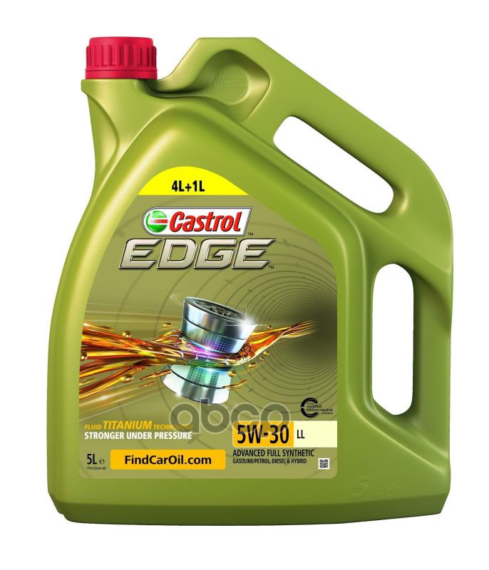 Castrol Масло Моторное 15669A Edge Ll Titanium Fst 5W30 5L