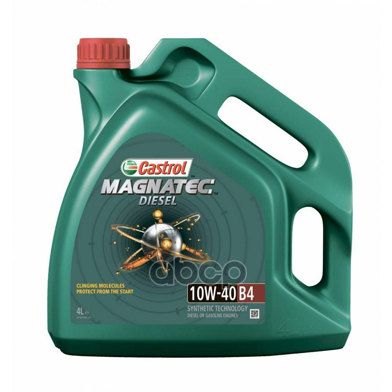 Castrol Масло Моторное Castrol Magnatec Diesel B4 10W-40 Полусинтетическое 4 Л 15Eaa1