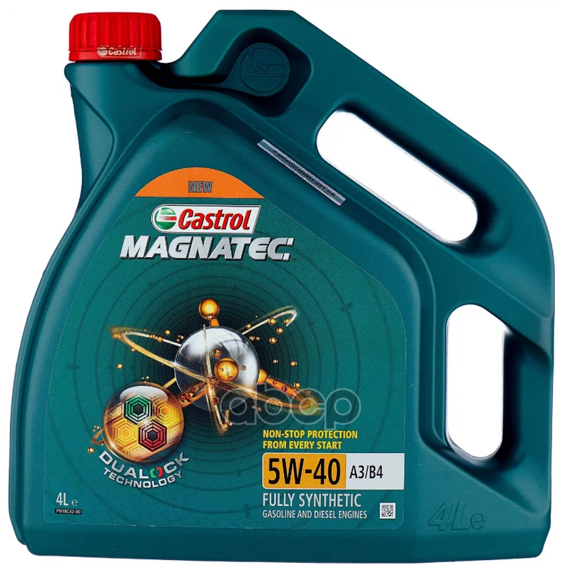 Castrol Масло моторное CASTROL Magnatec 5W-40 синтетическое 4 л 15F480