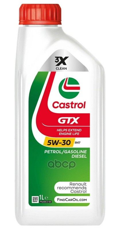 Масло моторное CASTROL GTX 5W-30 RN17 1л 15F6E4 Castrol арт. 15F6E4
