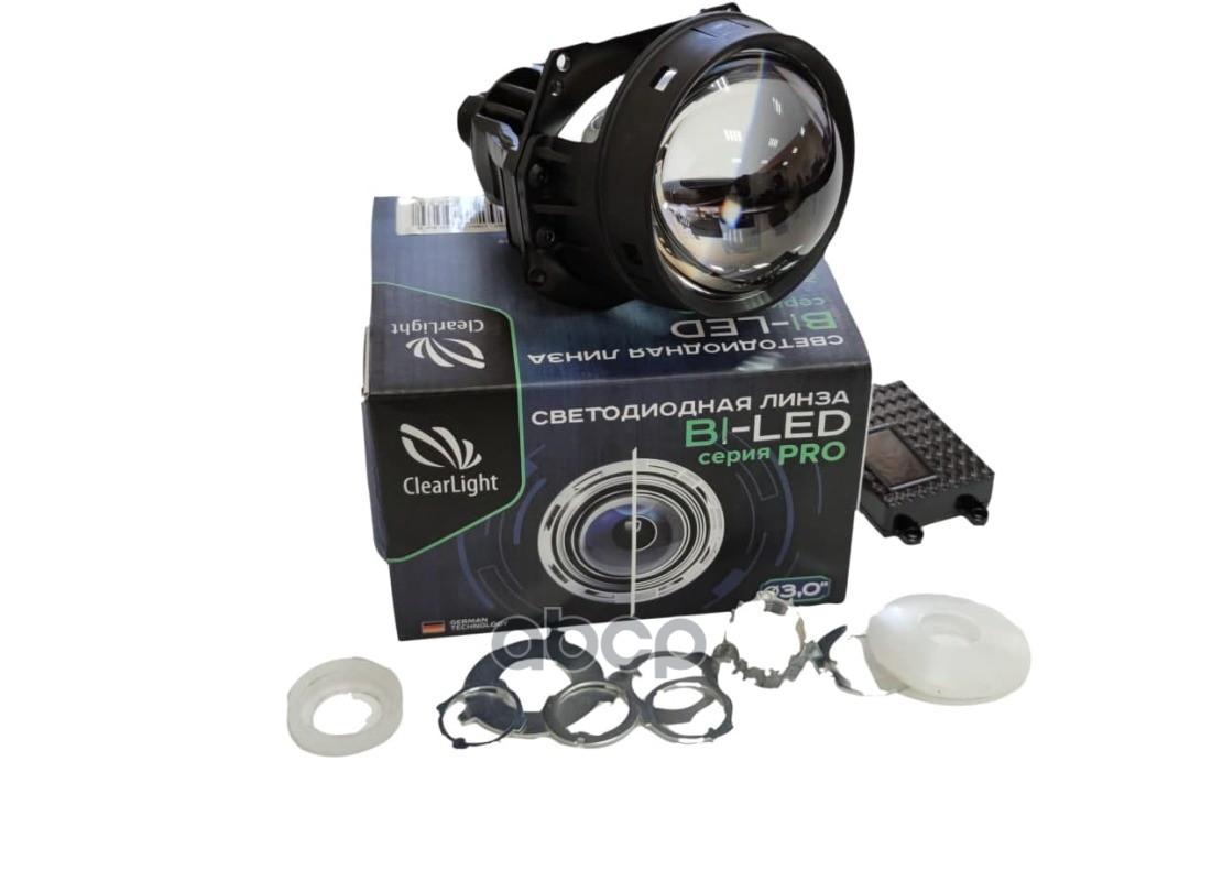Светодиодная Линза Clearlight 3,0 Bi-Led Серия Pro, Крепление "Гайка" (1Шт) Clearlight Kbm Cl G3 A8 2 ClearLight арт. KBM CL ...