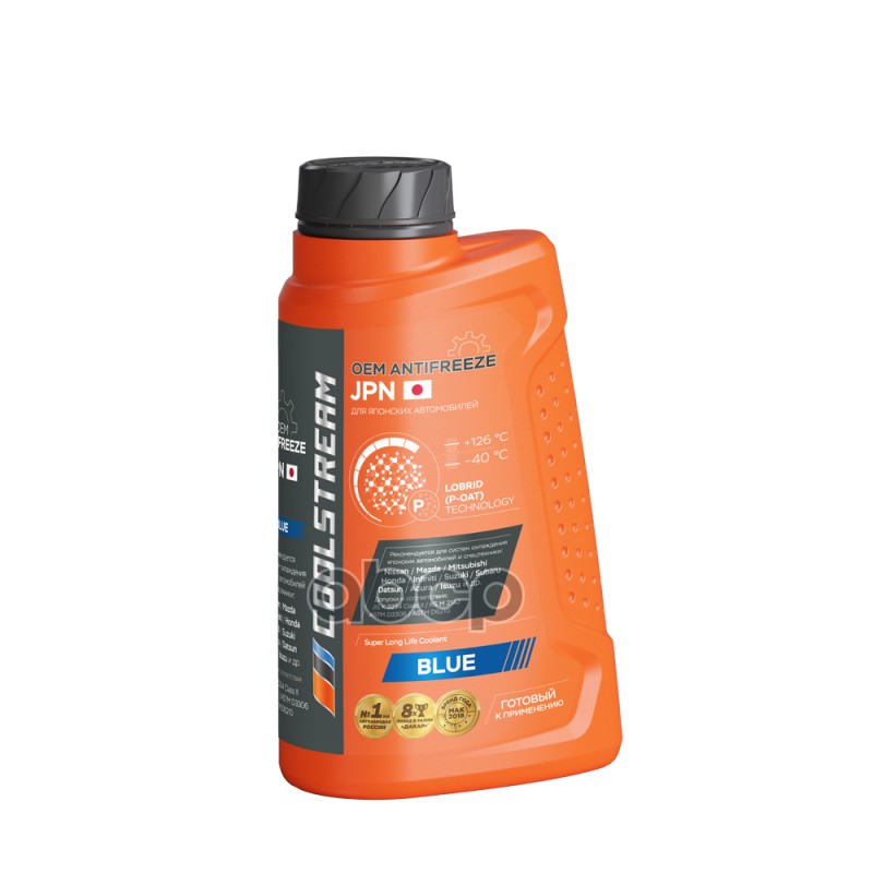 Антифриз готовый лобридный синий JPN 1кг Coolstream арт. CS011001