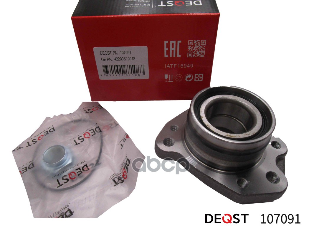 Ступица С Подшипником Задняя Правая Honda Cr-V I 95-02 DEQST арт. 107091