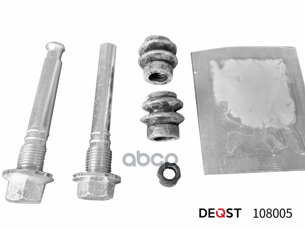 Комплект направляющих тормозного суппорта заднего направляющая (O 10/12mm, Akebono) MITSUBI DEQST 108005 DEQST арт. 108005