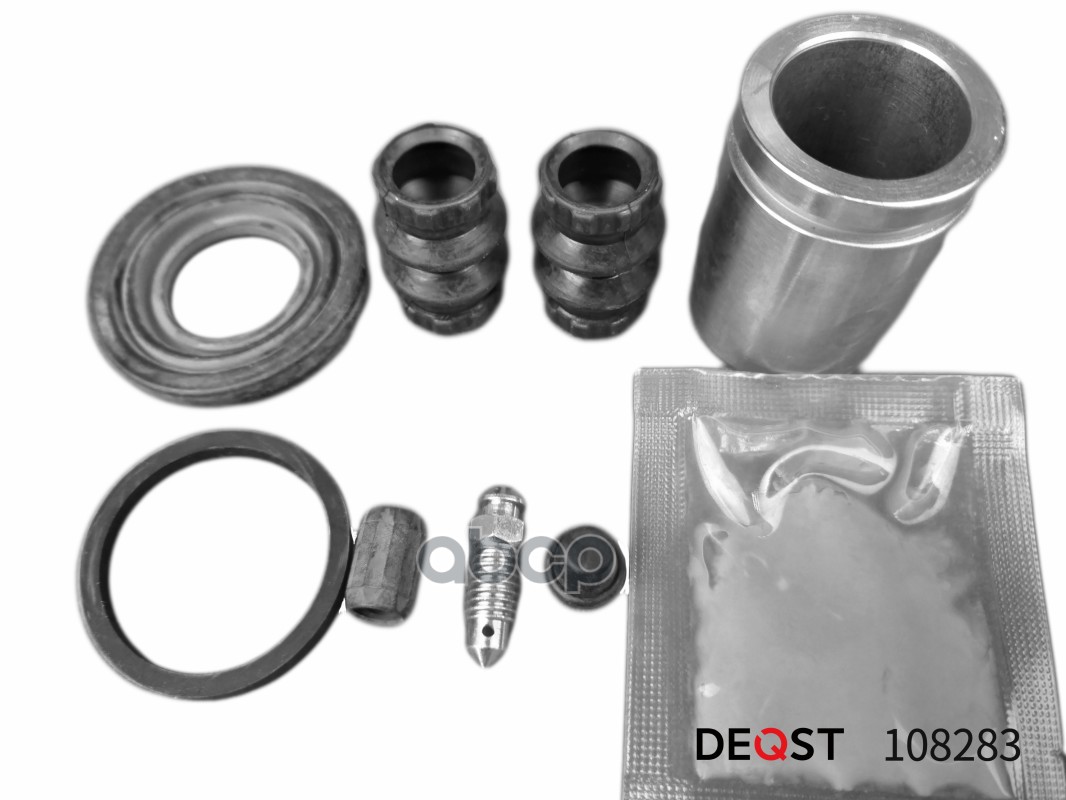 Ремкомплект тормозного суппорта с поршнем заднего (поршень O 34mm, суппорт Lucas). Применяемо DEQST арт. 108283