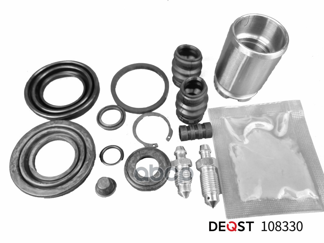 Ремкомплект тормозного суппорта с поршнем заднего (поршень O 34mm, суппорт TRW/Lucas/Tokico). DEQST арт. 108330