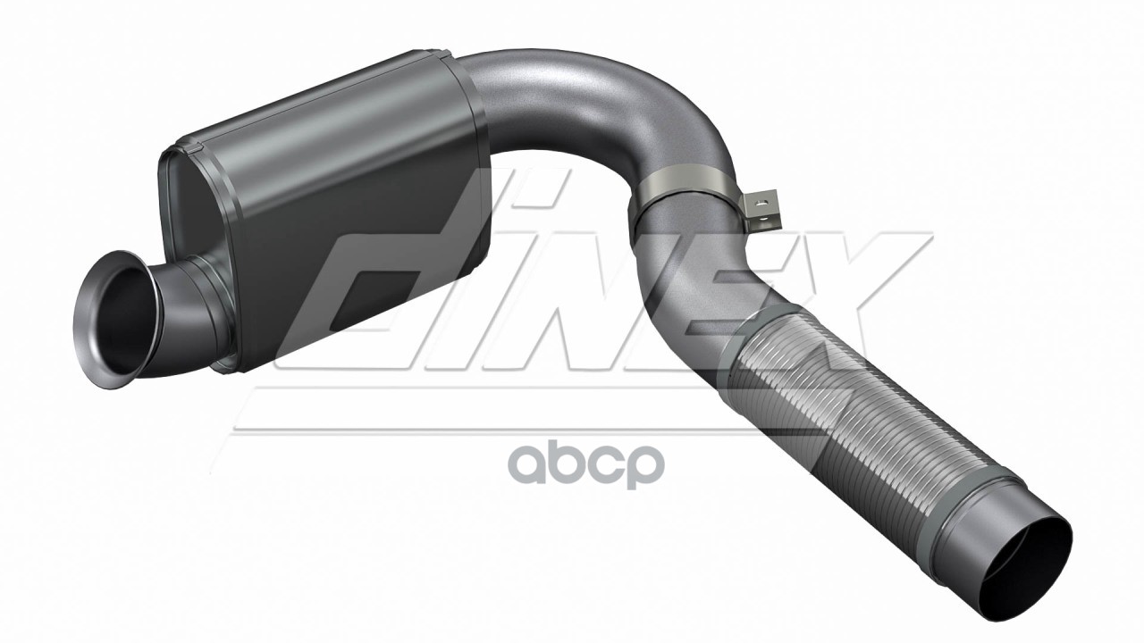 Труба Глушителя С Гофрой Mb Axor/Axor2/Kamaz 5490/2642 DINEX арт. 5AA014