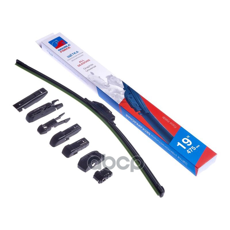 Щетка Стеклоочистителя Бескаркасная Double Force 475 Мм (19) Double Force Dff19 DOUBLE FORCE арт. DFF19