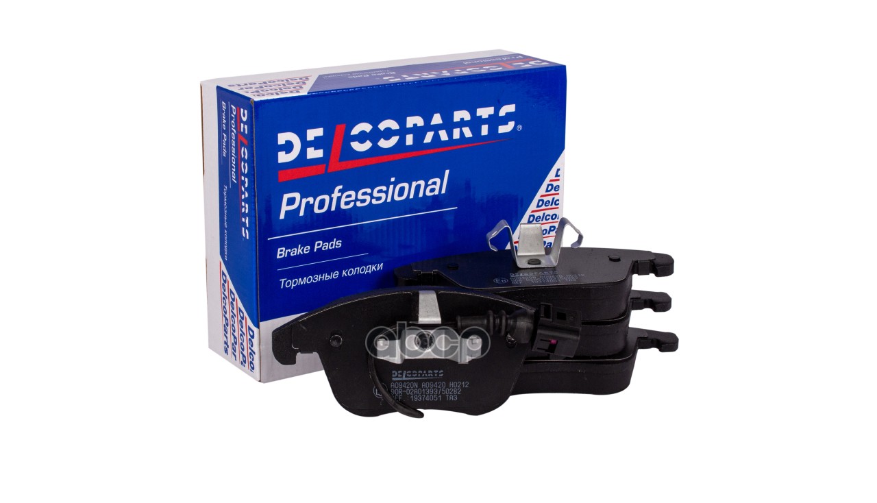 Колодки тормозные передние DelcoParts арт. 19374051