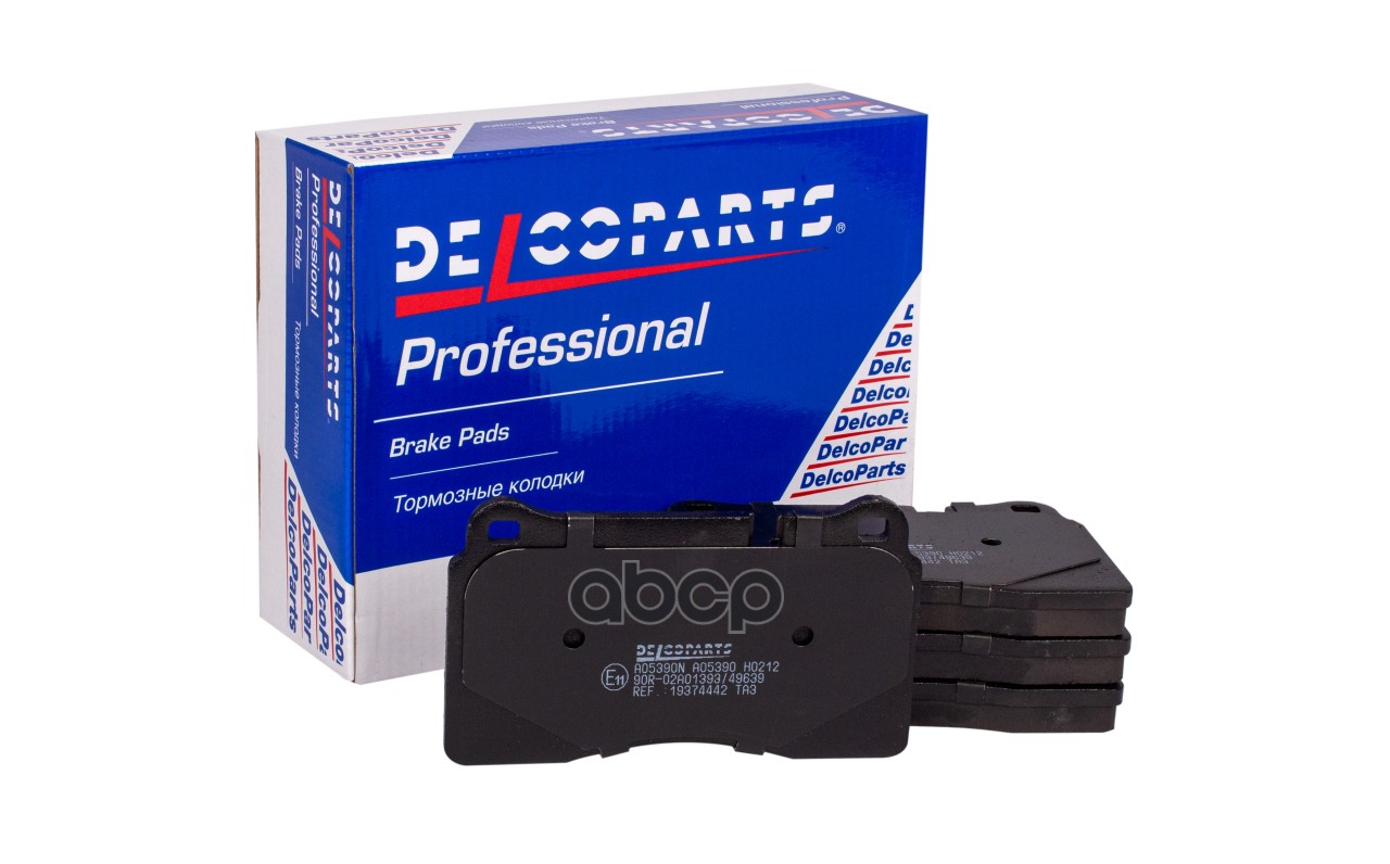 Колодки тормозные передние VW TOUAREG DelcoParts арт. 19374442