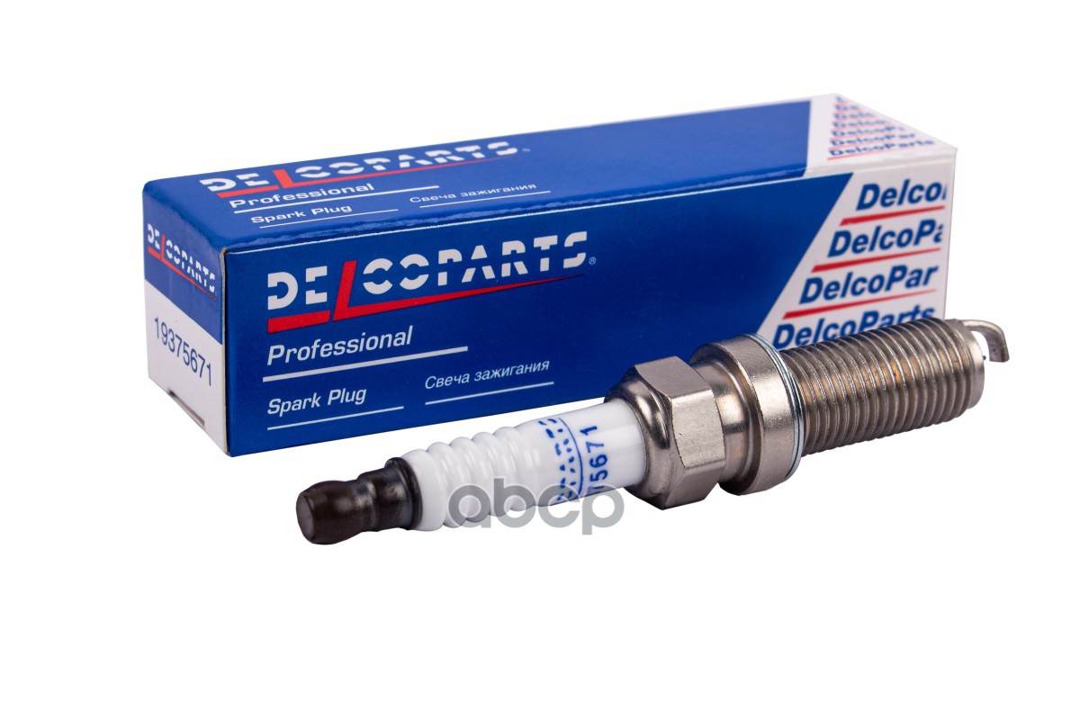 Свеча зажигания с платиновым электродом DelcoParts арт. 19375671
