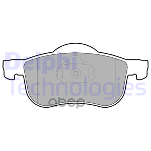 Колодки тормозные дисковые Delphi арт. LP1458