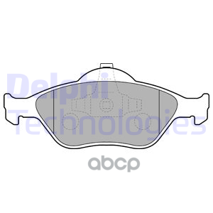 Колодки тормозные дисковые перед Delphi арт. LP1469