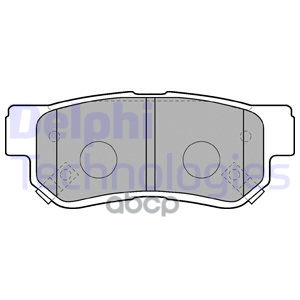 Колодки тормозные дисковые зад Delphi арт. LP1539