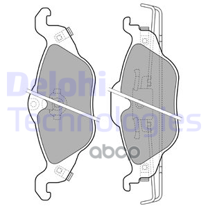 Колодки Тормозные Fr Delphi Lp1673 Delphi арт. LP1673