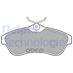 Колодки Дисковые П Delphi Lp1715 Delphi арт. LP1715