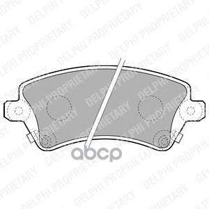 Колодки тормозные дисковые перед Delphi арт. LP1737