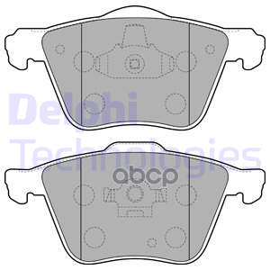 Колодки тормозные дисковые Delphi арт. LP1821