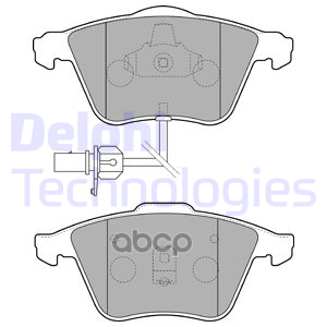 Колодки Тормозные Delphi арт. LP1825