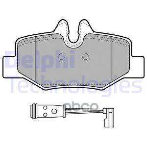 Колодки Тормозные Задние Delphi Lp1939 Delphi арт. LP1939